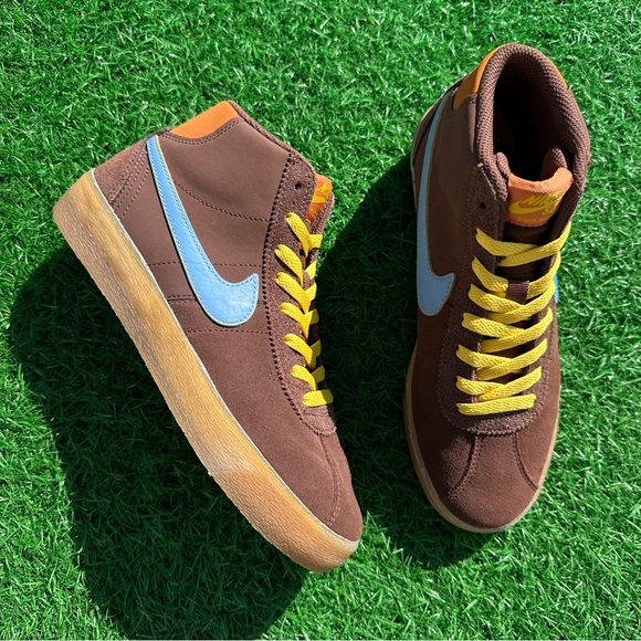 Nike SB Bruin Hi PRM Wss Light Chocolate / Light Blue - Picture 12 of 14